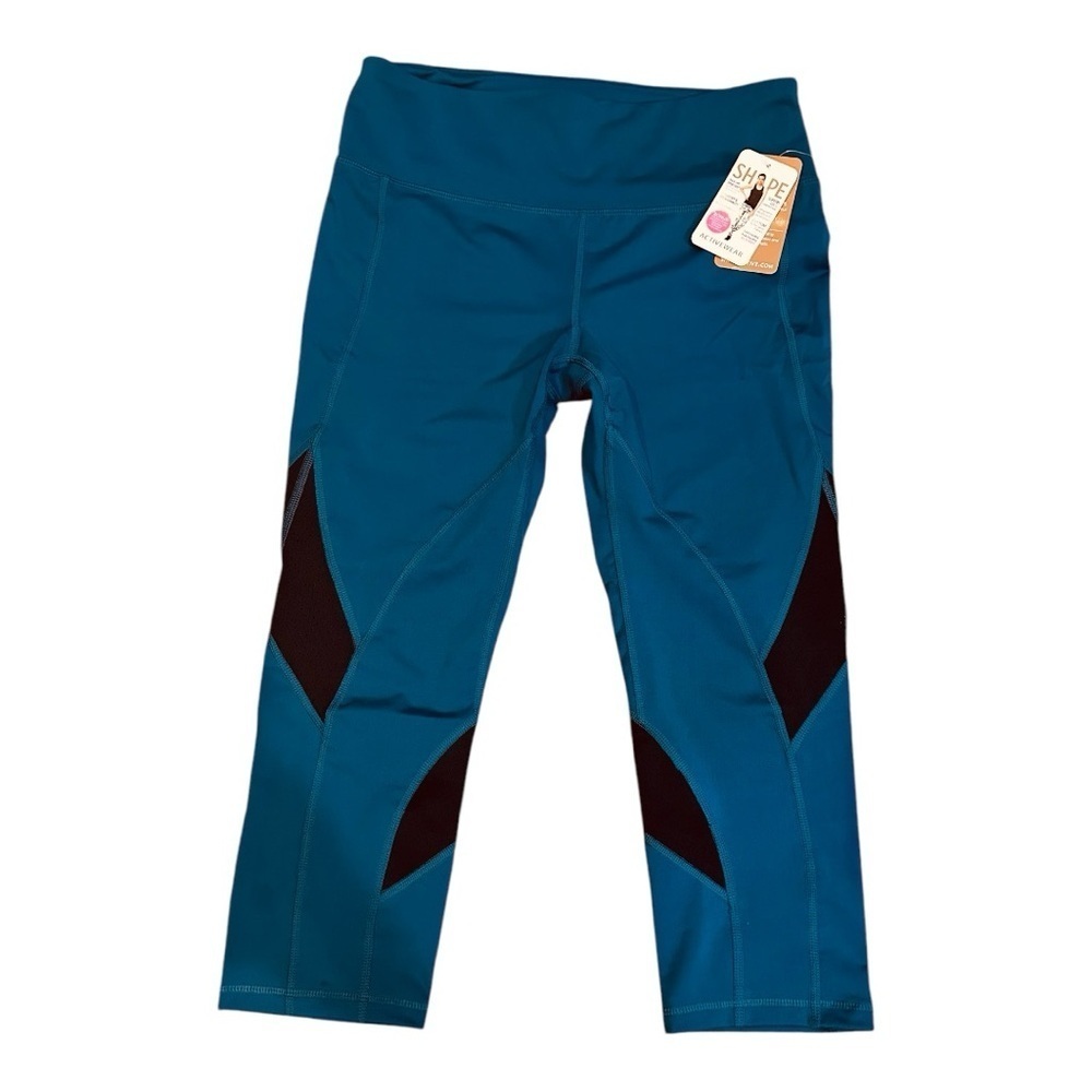 SHAPE Teal Blue Workout Leggings - Size L, New with Tags